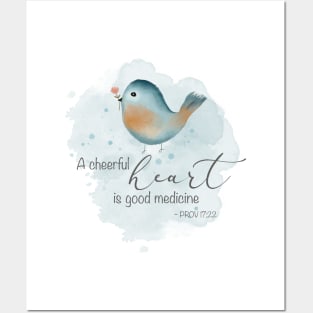 Prov 17:22 - A Cheerful Heart Posters and Art